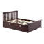 Lit plateforme en bois massif avec lit gigogne Boling par Harriet Bee-204829295-134855721