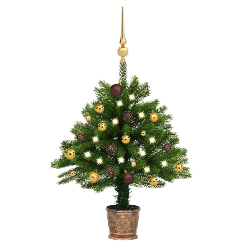 Arbre de Noël vert avec lumières DEL, 3 pi H