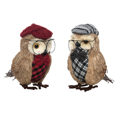  Ensemble de 2 décorations de Noël en mousse de sisal
