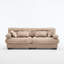 Spacious Deep Seat Sectionals, Wood Frame Modern Cloud Sofa For Home