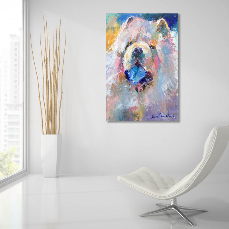 "Art Chow" par Richard Wallich, H 36 po x l 24 po x P 0,2 po