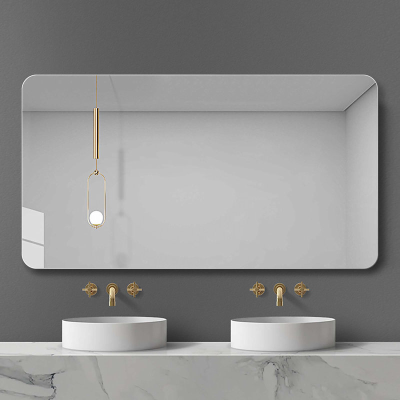 Miroir de salle de bain, miroir mural pour salle de bain anti-buée