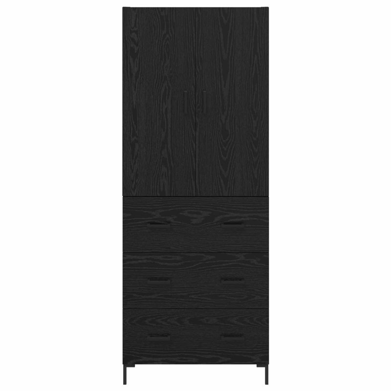69.5cm Sideboard, Black Oak