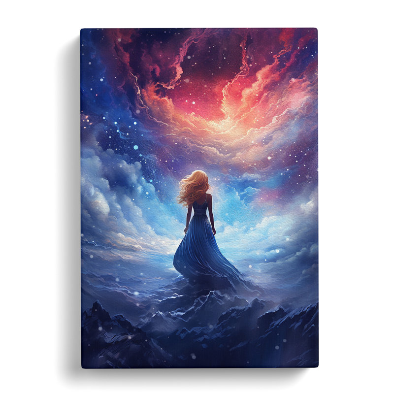 Galaxy Romanticism No.2 - Wrapped Canvas, 60cm H x 40cm W x 3cm D