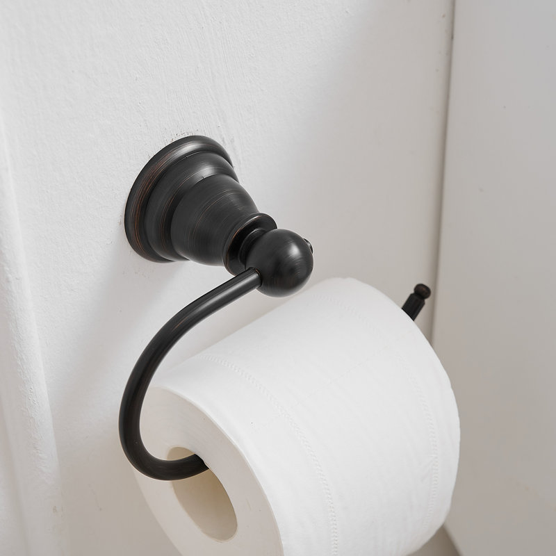 Wall Mounted Toilet Paper Holder, Oil Rubbed Bronze