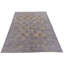 Hand Knotted Wool Area Rug in Gray