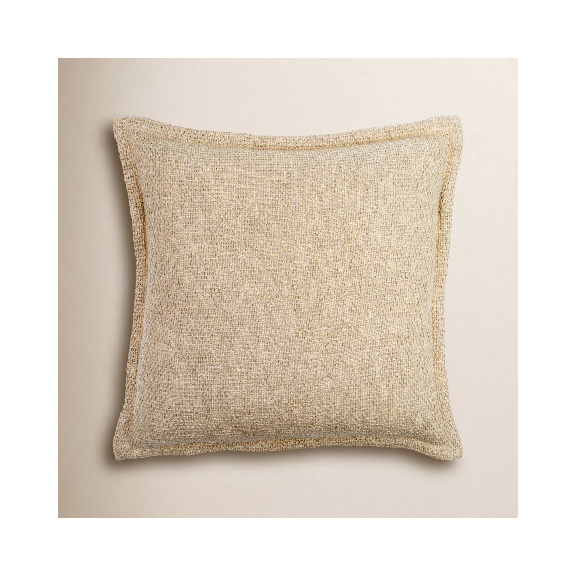 Warbler Cotton Pillow Cover, Tan