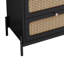 Commode 6 tiroirs, commode en bois de rotin avec commode 6 tiroirs-1840864992