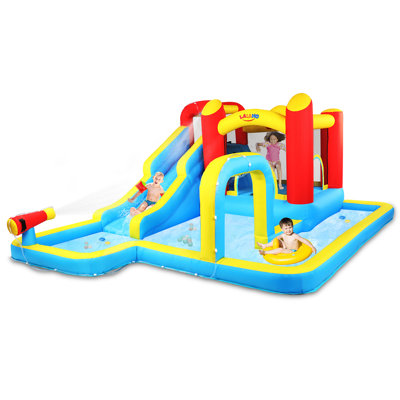 183" x 143.7" with Water Slide Blower Included