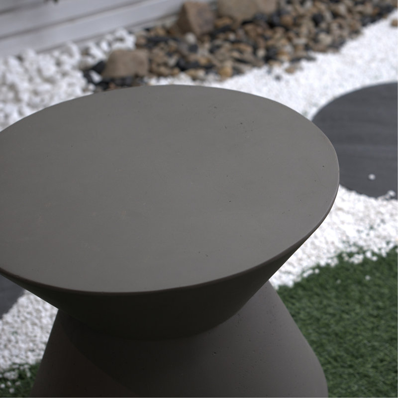 Table d'appoint de patio de 20,3 po de hauteur - faux côté pour un espace de travail élégant