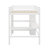 Full Size Loft Bed With Multifunction Shelves And Under-Bed Desk-1394859081