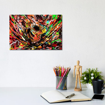 Skullicious 1 Piece Wrapped Canvas Wall Art
