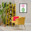 «Tropical Plaid Pineapple», art mural encadré flottant par Julie DeRice-625950768-625950773