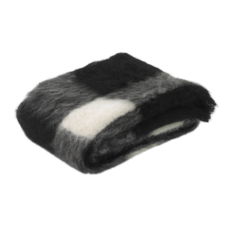 Kennon Hand Woven Throw Blanket, Friesian Plaid