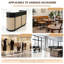 Bureau d'accueil vintage avec rangement, comptoir multifonctionnel pour bureaux, commerces, entreprises et zone d'enregistrement-1139258190-1288445560
