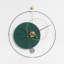 Horloges murales analogiques rondes vertes-104793253