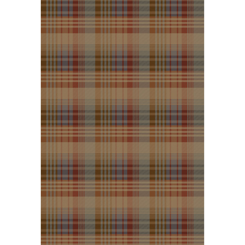 32.82' L x 20.47" W Wallpaper Roll, Red/Blue