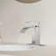 Single Handle Single Hole Bathroom Faucet With Deckplate And Waterfall Spout ( 1 Pack )-111845731