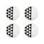 Carrara Porcelain Dinnerware Set - Service for 4