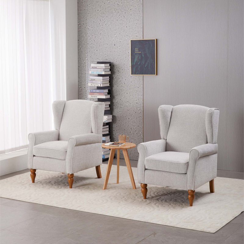 Ensemble de table basse et fauteuil, Beige