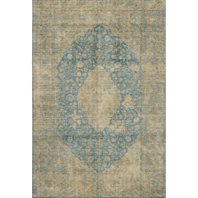 Premium Machine Washable Honig AMF1657 Global Rug