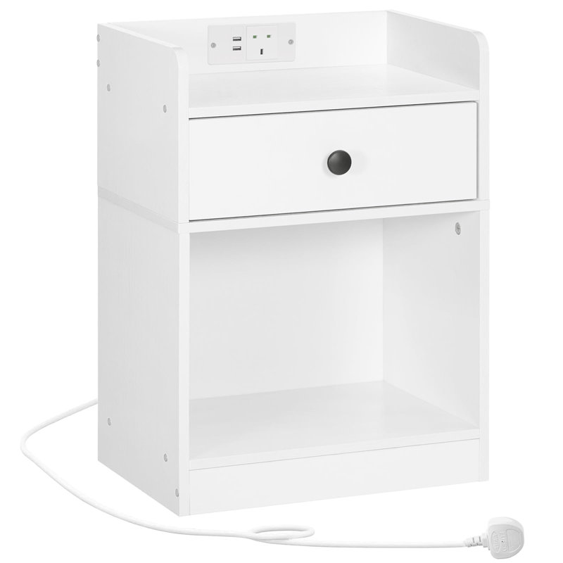 Bergsteinn 38 cm W Bedside Table
