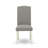 9-Piece Dining Set Dining Room Table - 8 Linen Fabric Dining Chairs (linen white Finish)-1727671575-1727671581-1727671574