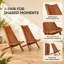 Ensemble de 2 chaises longues pliantes-133527286