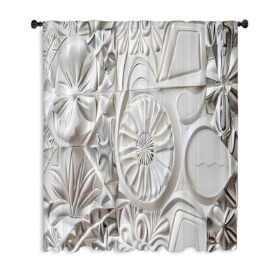 Henriella Sheer Curtain Single Panel