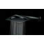 Pomme de douche carrée en goutte d'eau 12 pouces Kingston Brass Claremont-35598742