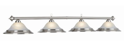 Clermont 4-Light Pool Table Lights Linear Pendant By RAM Game Room
