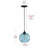 1-Light Dimmable Kitchen Island Glass Pendant Light-1217365674