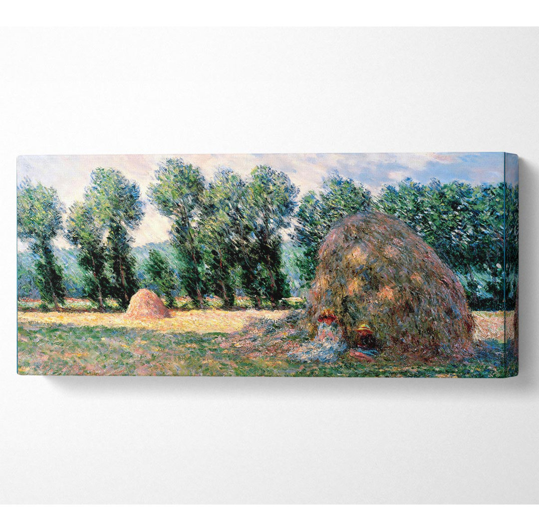 Monet Heuhaufen - Kunstdrucke auf Leinwand - Wrapped Canvas