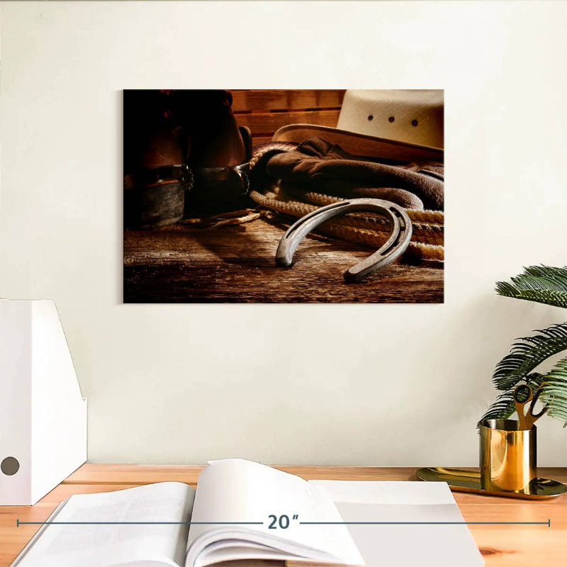 Lelar Western Themed, 8" H x 12" W