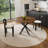 Retractable dining table, round dining table-682512024-682512027