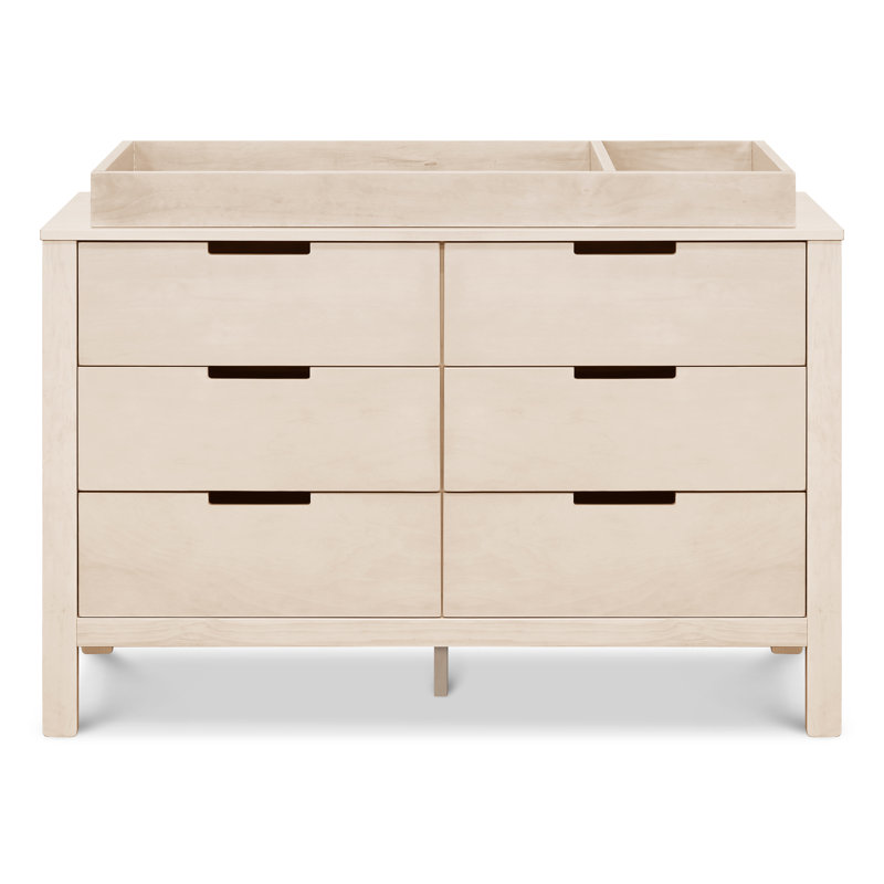 Colby 6-Drawer 51.25" W Double Dresser - Modern Style