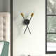 Wright 2 Light Iron Dimmable Wallchiere