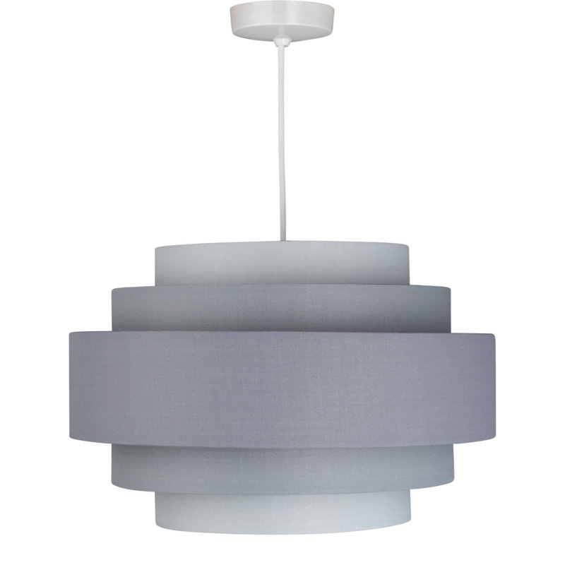 50cm H Cotton Drum Pendant Shade ( Uno ), Ombre