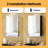 20"x 30" Recessed or Surface Mount Mirror Medicine Cabinet with Adjustable Shelves, Rust-Resistant Aluminum-278762703-278727997