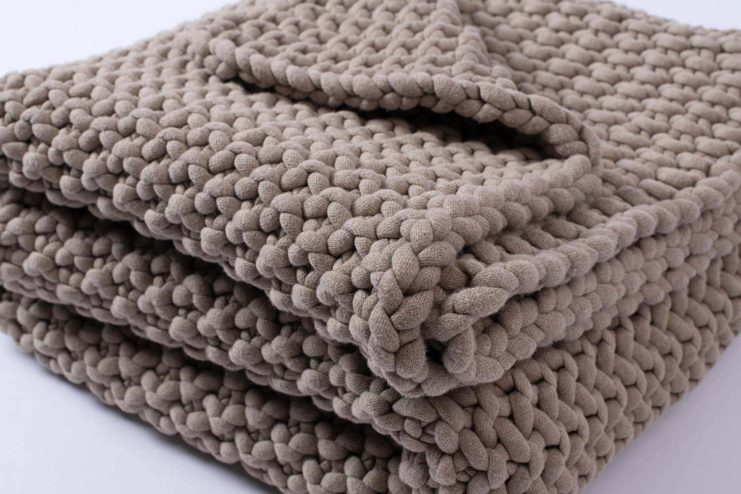 Arnica Throw Blanket, Mushroom