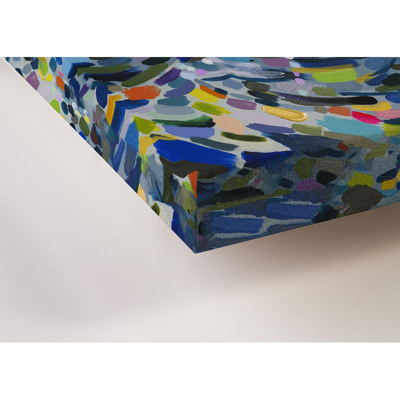 « Vioria Vivid Waves » par Eli Halpin - impression sur toile tendue, H 12 po x l 24 po