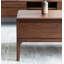 Table basse moderne en bois massif minimaliste avec tiroirs-110762632