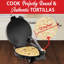 Brentwood 12 Inch Stainless Steel Nonstick Electric Tortilla Maker