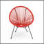 Chaise Anson (ensemble de 2) - Orange