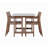 5-Piece Outdoor Acacia Wood Outdoor Dining Set Of 4,59.06-Inch Rectangular Table With Umbrella Hole,Suitable For Patio, Lawn, Garden, Poolside, & Indoor Use-2017377439