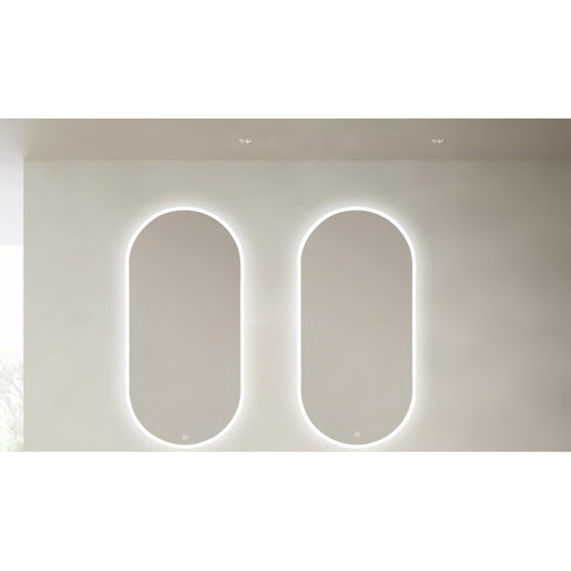 Infinity Oval Lighted Mirror