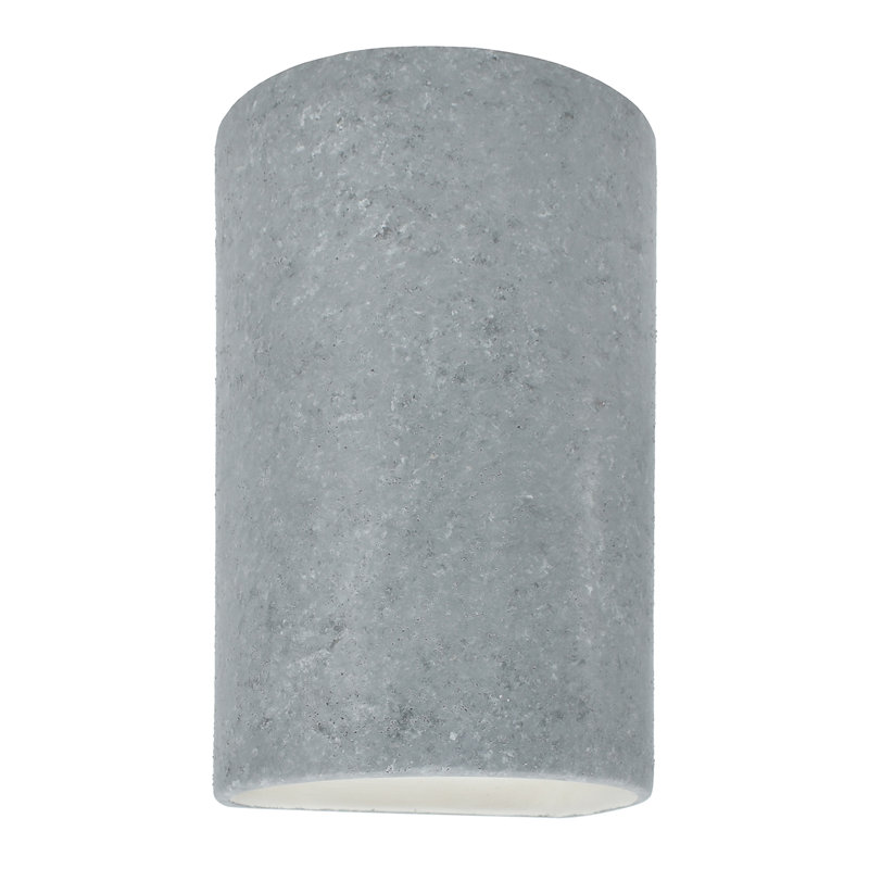 Ambiance Collection™ Outdoor Flush Mount, Concrete, LED, 12.5" H x 7.75" W x 4" D