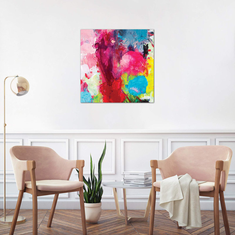Beautiful Accidents XIV - Wrapped Canvas Painting, 66.04 cm H x 66.04 cm W x 3.175 cm D