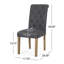 Chaise de salle à manger Mp2 (ensemble de 2)