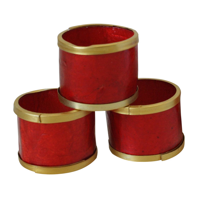 Rond de serviette doré
